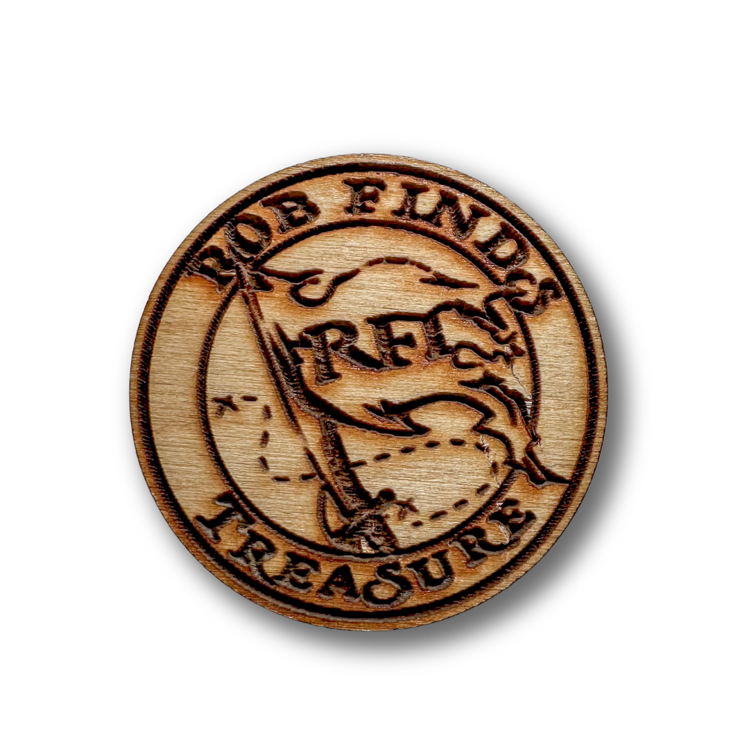 RFT CUSTOM WOODEN NICKELS FRONT VIEW