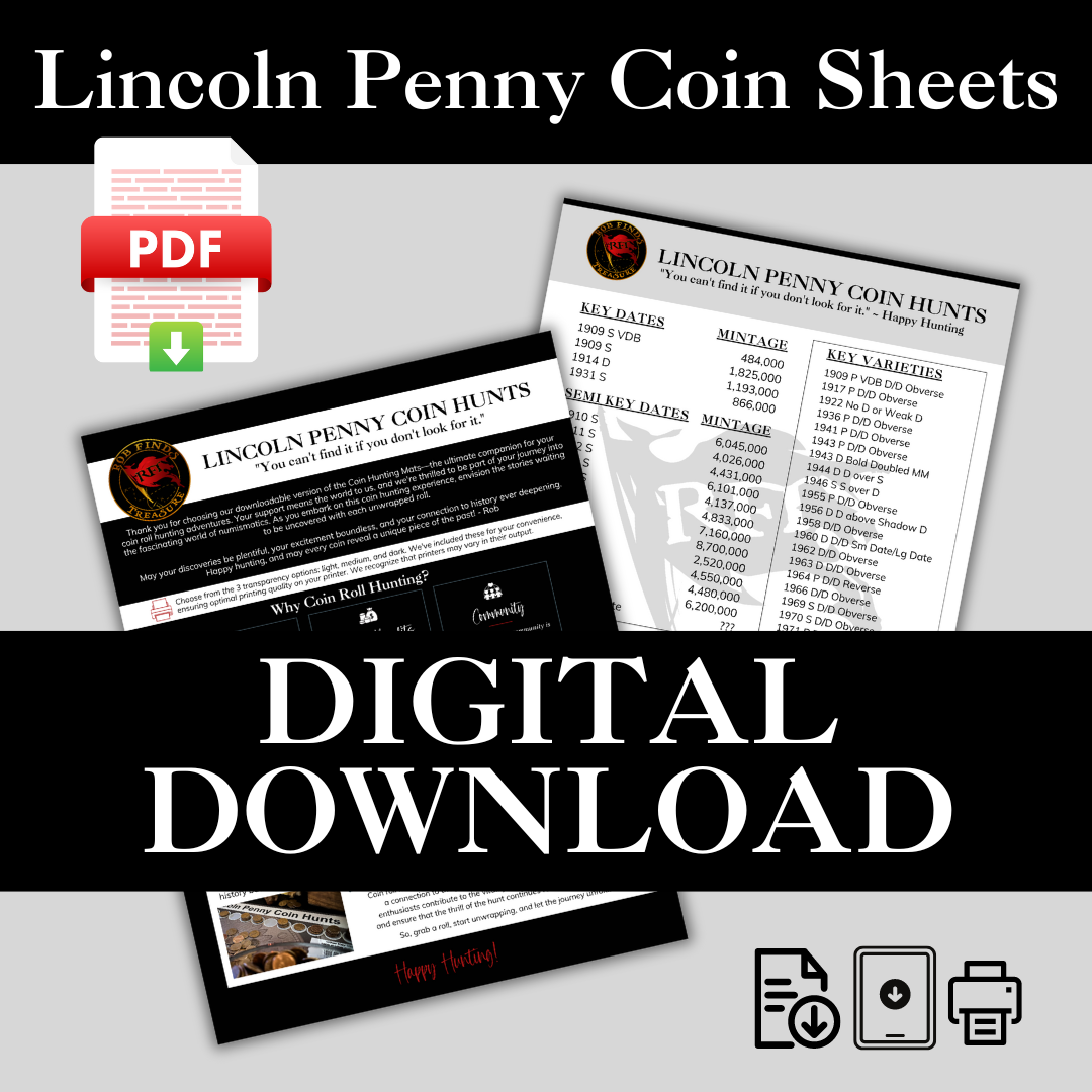 RFT LINCOLN PENNY COIN SHEET