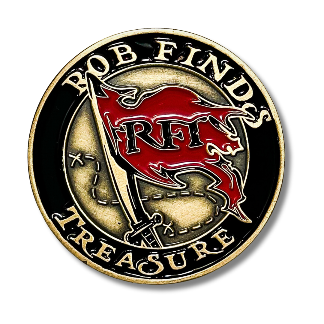 RFT BRONZE CHALLENGE COIN – RobFindsTreasure