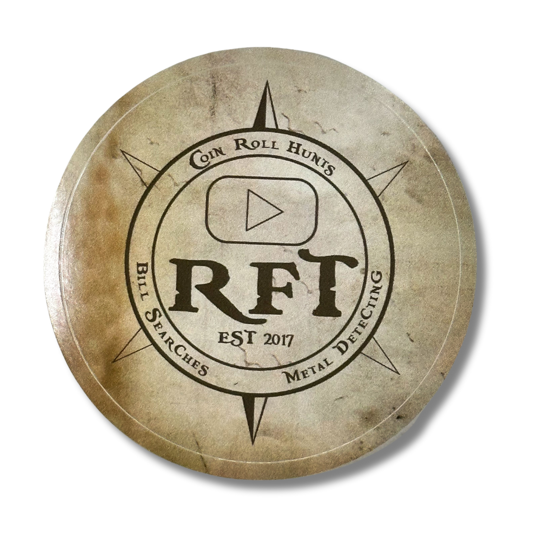 RFT "OG" old logo Sticker, Rob Finds Treasure Sticker