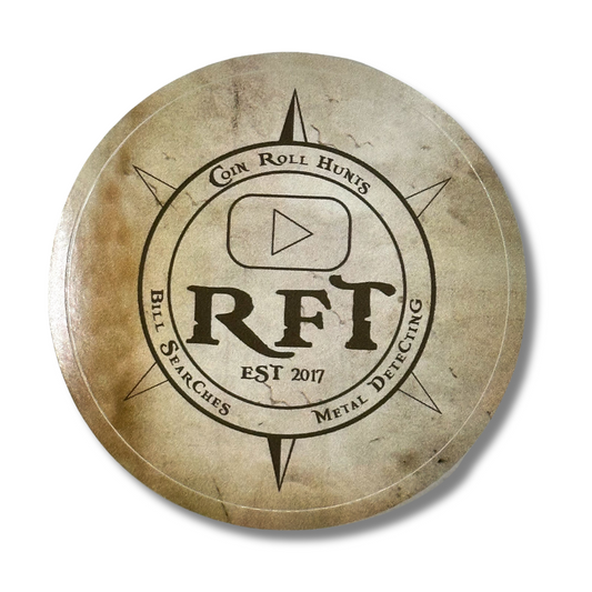 RFT "OG" old logo Sticker, Rob Finds Treasure Sticker
