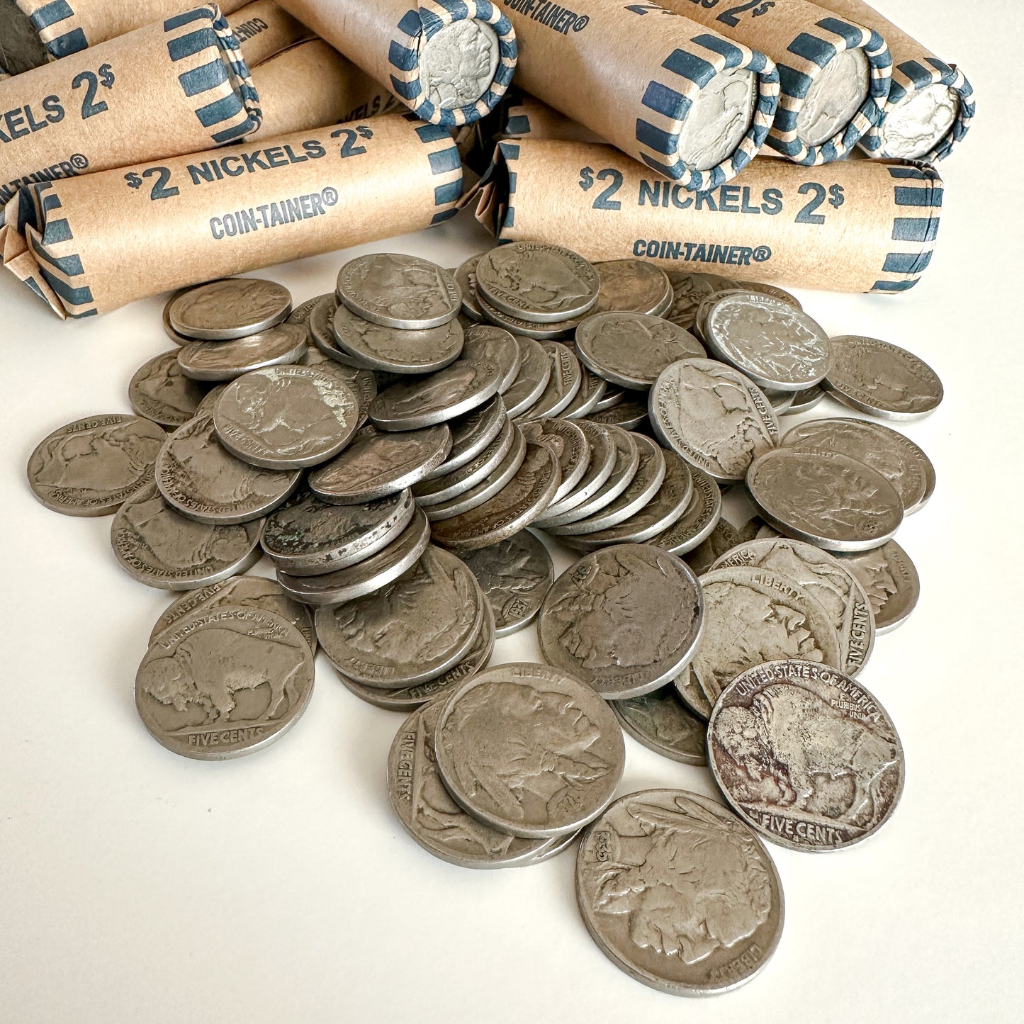 BUFFALO NICKEL ROLL - MIXED DATES