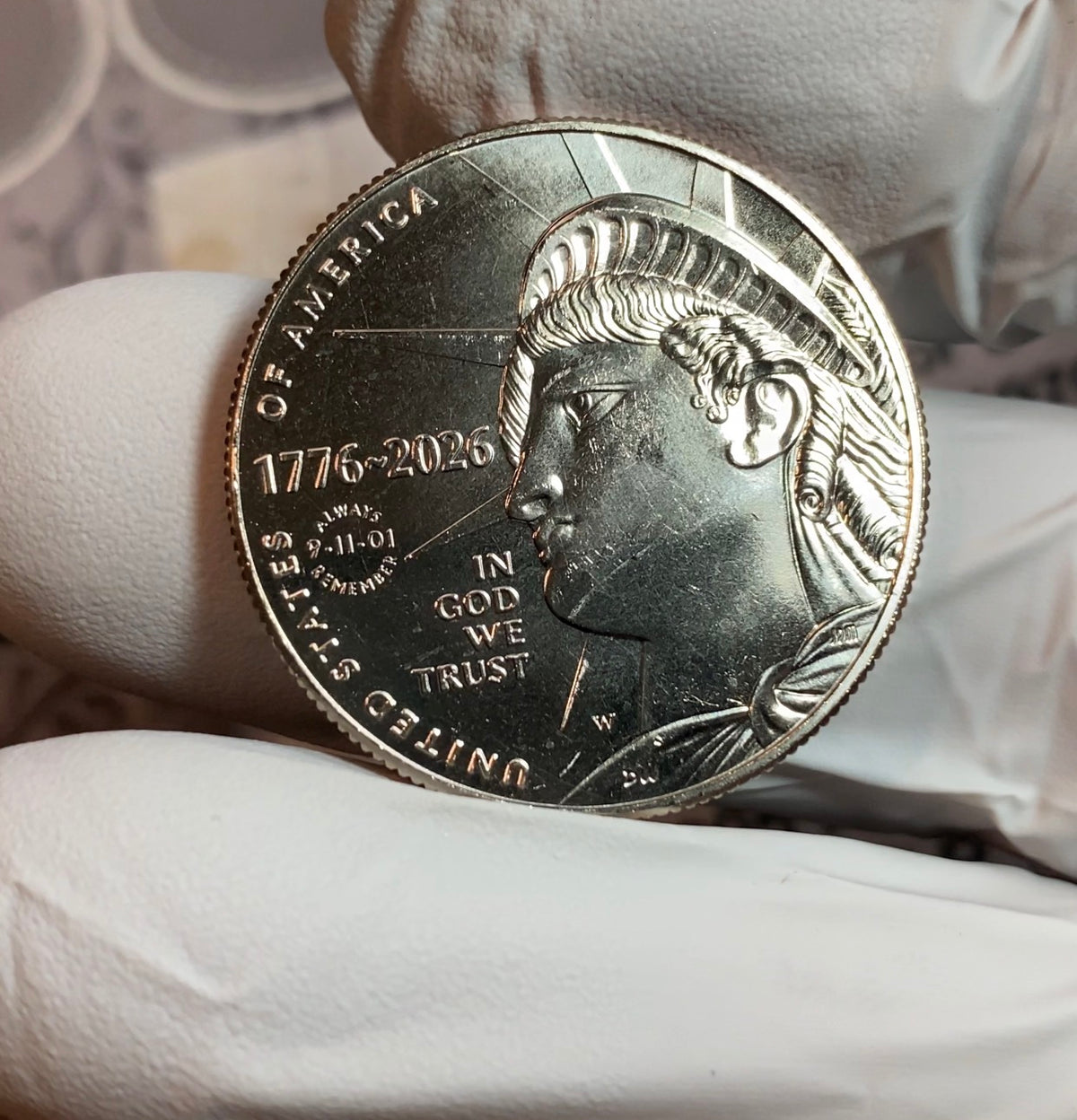 2026-W Enduring Liberty Half Dollar w/ 9-11-01 Always Remember Privy