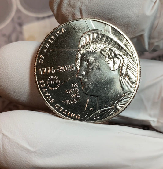 2026-W Enduring Liberty Half Dollar w/ 9-11-01 Always Remember Privy