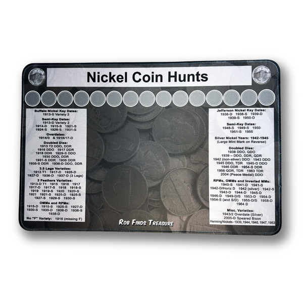 NICKEL COIN ROLL HUNTING MAT 11