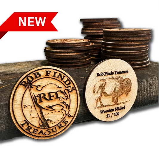 RFT CUSTOM WOODEN NICKELS WITH STACK
