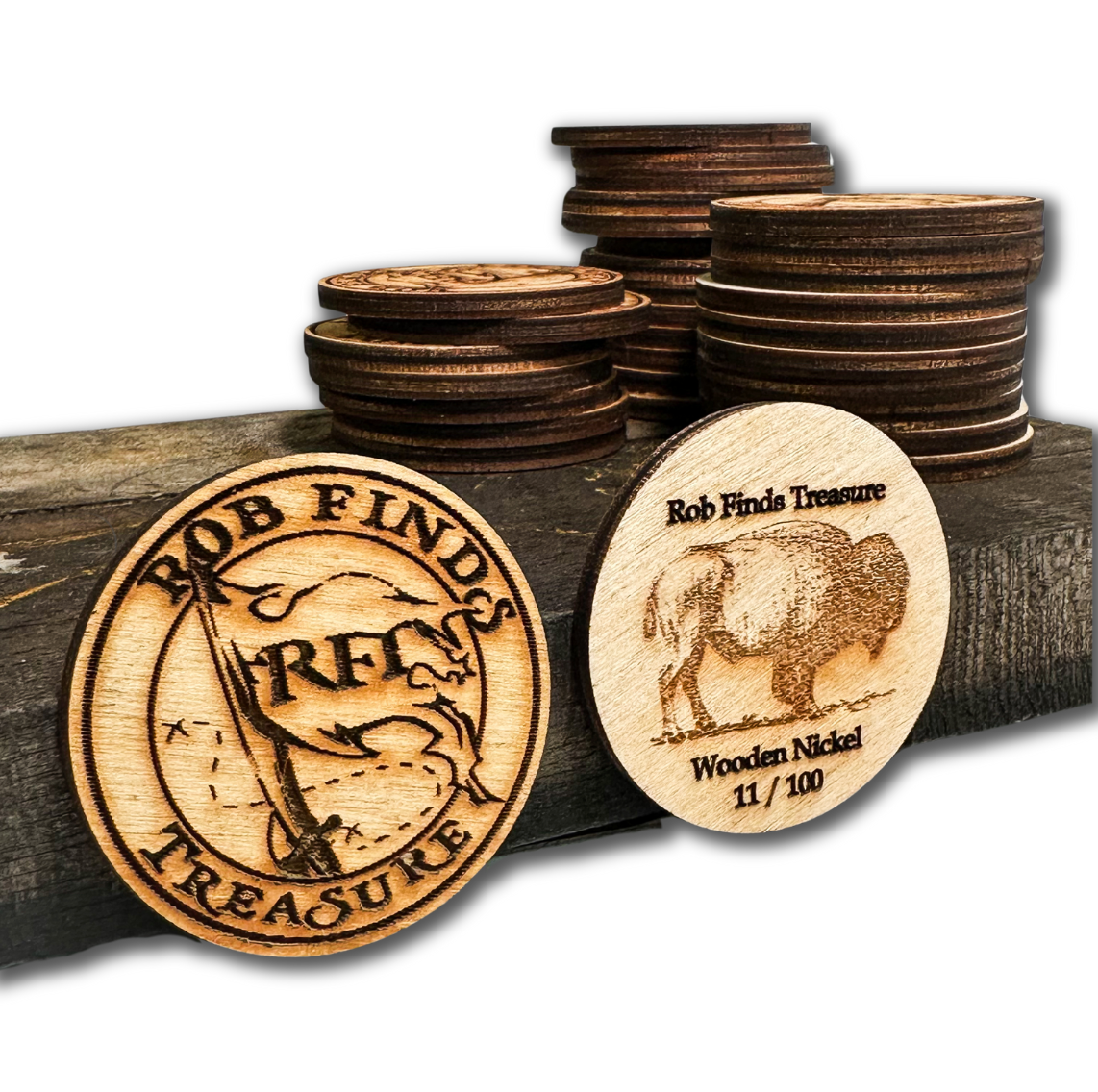 RFT CUSTOM WOODEN NICKELS