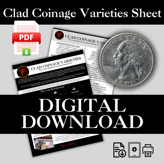 RFT CLAD COIN HUNTING SHEETS